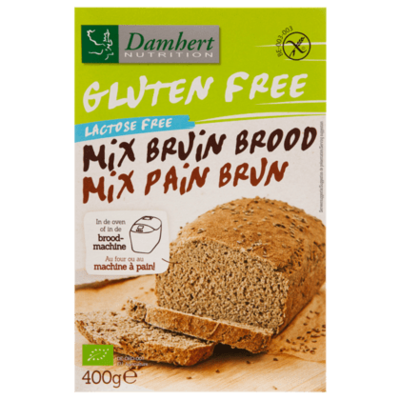 Damhert Glutenvrije bruinbrood mix bio