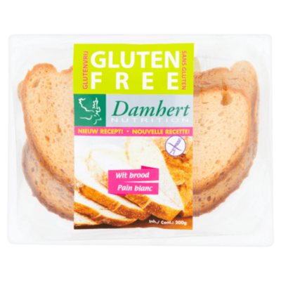 Damhert Glutenvrije wit brood lactosevrij