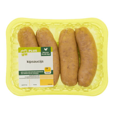 Huismerk Kipsaucijs 4 stuks