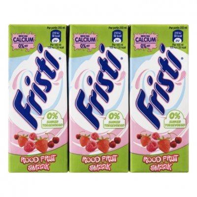 Fristi Rood fruit 0% suiker toegevoegd multi