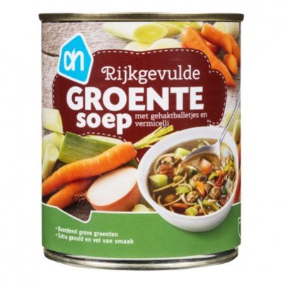 Huismerk Rijkgevulde groentesoep