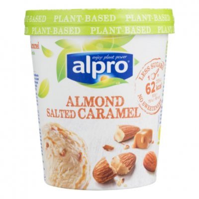 Alpro IJs almond salted caramel