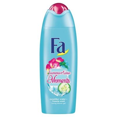 Fa summertime moments douche cucumber water & freesia scent