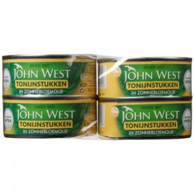 John West Tonijnstukken zonnebloemolie