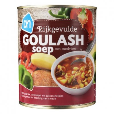 Huismerk Rijkgevulde goulash soep met rundvlees