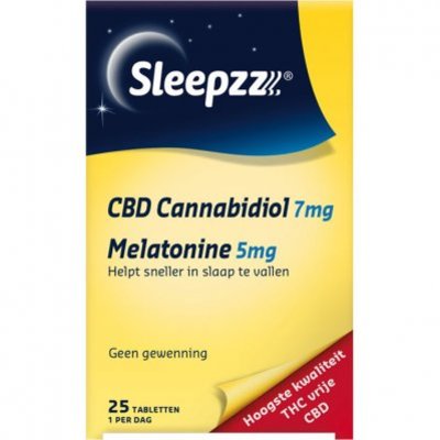 Sleepzz CBD 7 mg - 5 mg melatonine