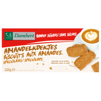 Damhert No sugar added amandelkoekjes