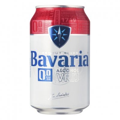Bavaria 0.0% alcoholvrij bier blik
