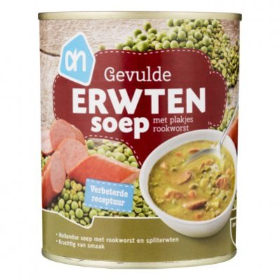 Huismerk Rijkgevulde erwtensoep