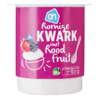 Huismerk Romige kwark roodfruit