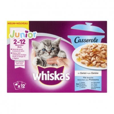 Whiskas Kattenvoer nat selectie in gelei kitten