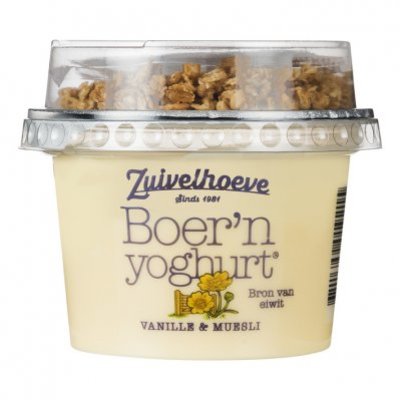 Zuivelhoeve Portie vanille met muesli