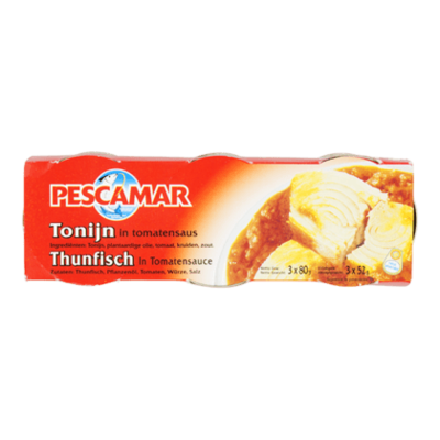 Pescamar Vis tonijn tomatensaus 3-pack