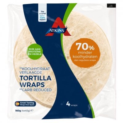 Atkins Laag koolhydraten tortilla wrap