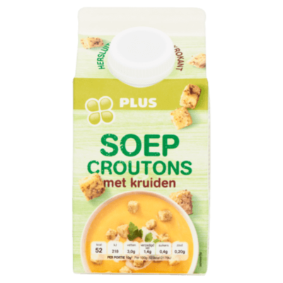 Huismerk Soep croutons met kruiden