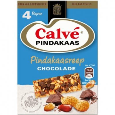 Calvé Pindakaasreep chocolade