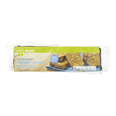 Huismerk Ontbijtkoek naturel minder suiker gesn