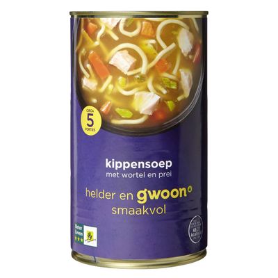 G'woon Kippensoep Met Vlees