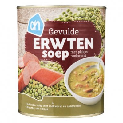 Huismerk Rijkgevulde erwtensoep