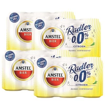 Amstel Radler citroen 0.0% blik 24 x 33 cl.