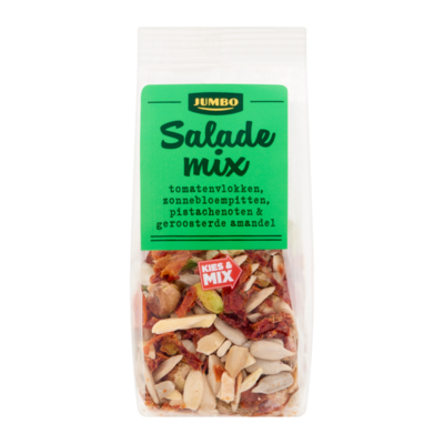 Huismerk Salademix Tomatenvlokken, Zonnebloempitten, Pistachenoten & Geroosterde Amandel