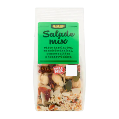 Huismerk Salade Mix Witte Hazelnoten, Amandelschaafsel, Pompoenpitten & Tomaatvlokken