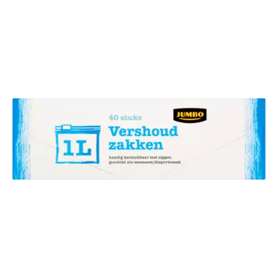 Huismerk Vershoudzakken 1 L