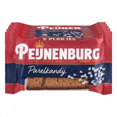 Peijnenburg Ontbijtkoek parelkandij per stuk