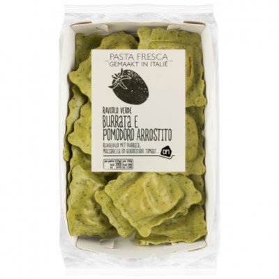Huismerk Pasta fresca ravioli burata pomodoro