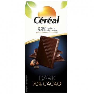Céréal Chocolade tablet 70%