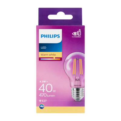 Philips LED Warm White 4.3W E