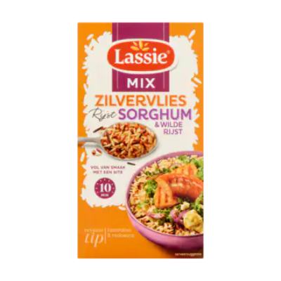 Lassie Mix Zilvervliesrijst Sorghum & Wilde Rijst