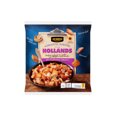 Huismerk Hollands Aardappel Schotel met Champignons, Spek en Ui