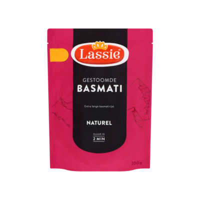Lassie Gestoomde Basmati Naturel