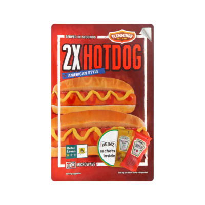 Flemmings Hotdog American Style 2 Stuks