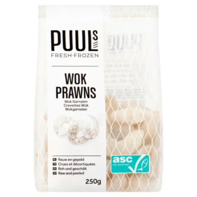 Puuls Wokgarnalen rauw