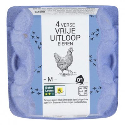 Huismerk Vrije uitloop eieren