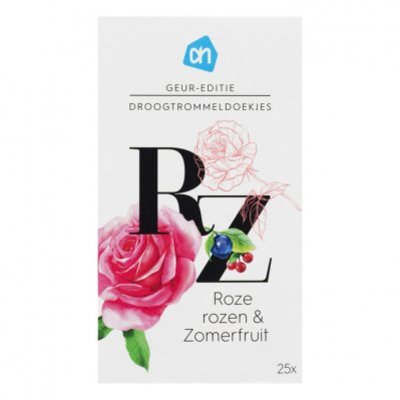 Huismerk Droogtrommel doekjes rozen zomerfris