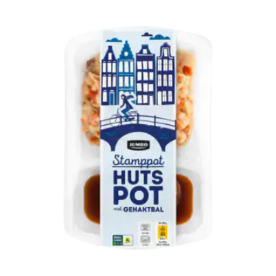 Huismerk Stamppot Hutspot met Gehaktbal
