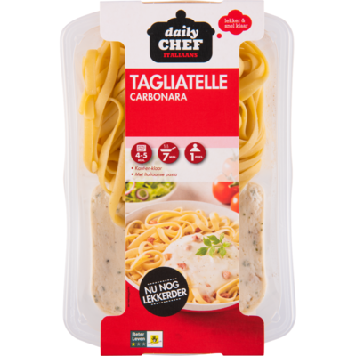 Huismerk Tagliatelle carbonara
