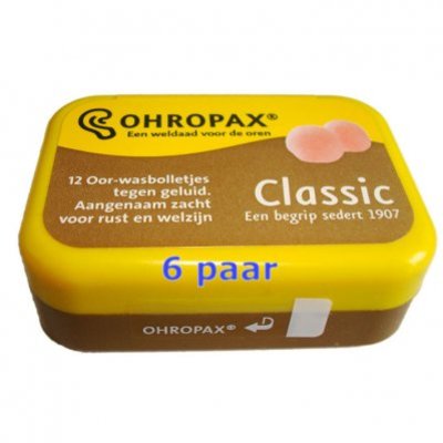 Ohropax Oor-wasbolletjes