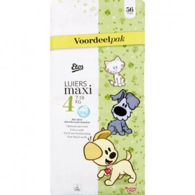 Huismerk Luiers maxi 4 voordeelpak