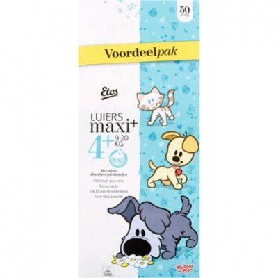 Huismerk Luiers maxi+ 4+ voordeelpak