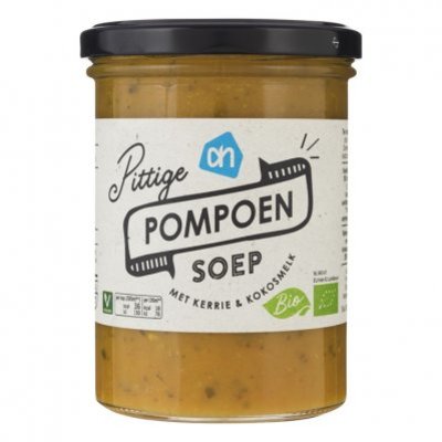 Huismerk Biologisch Pittige pompoensoep