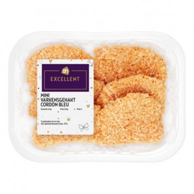Huismerk Mini gourmet gehakt cordon bleu