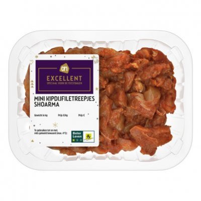 Huismerk Mini gourmet kipdijfiletreepjes shoarma