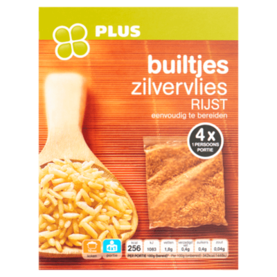 Huismerk Zilvervliesrijst builtjes