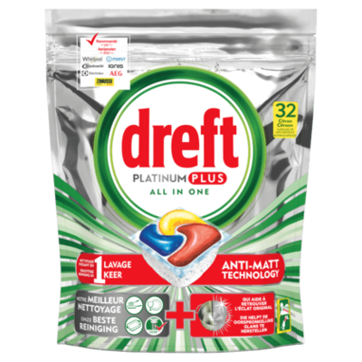 Dreft Vaatwastablet Platinum Plus Citroen