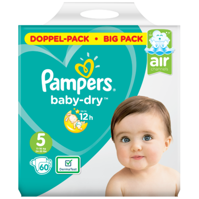 Pampers Baby dry junior maat 5 bigpack