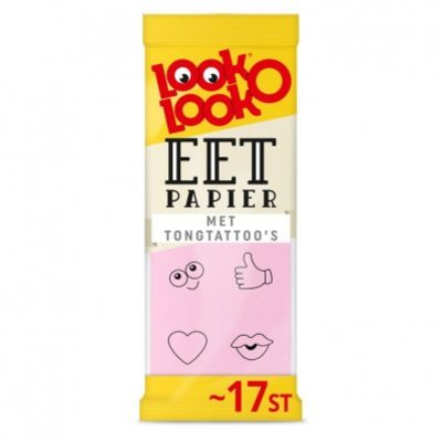 Look o Look Eetpapier + tong tattoos